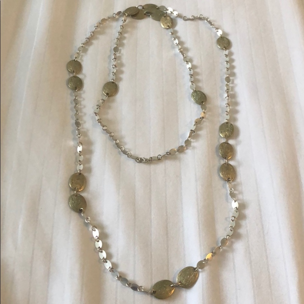 Mixed medal necklace